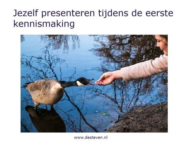 Presentatie tijdens kennismaking