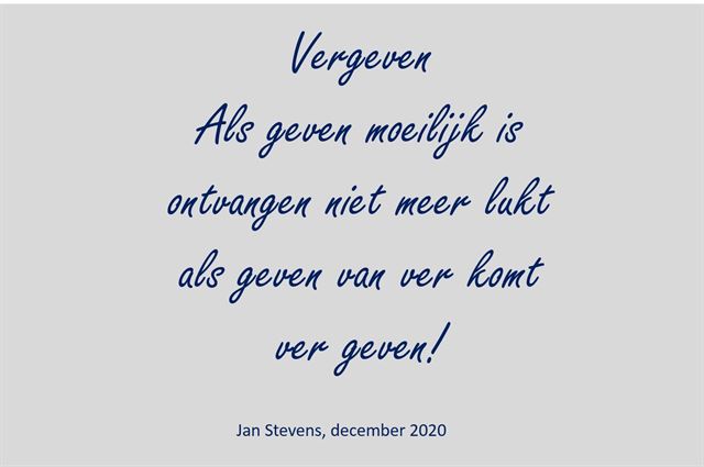 Vergeven