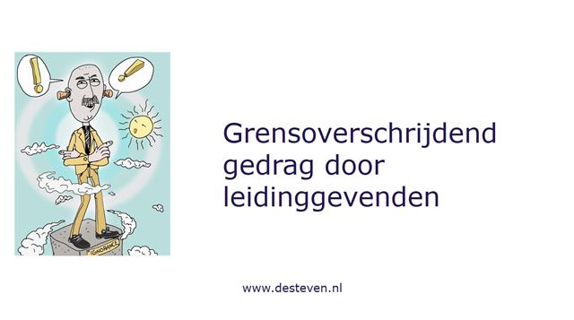 Grensoverschrijdend gedrag door de leiding