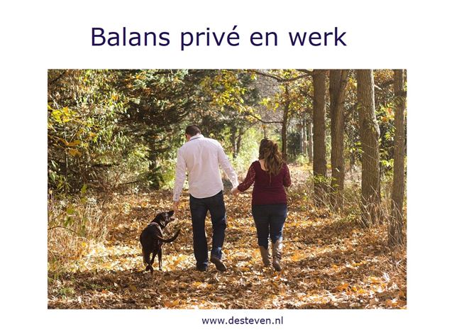 Balans privé en werk