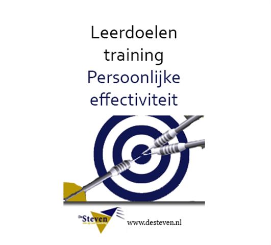 Leerdoel training persoonlijke effectiviteit