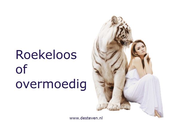 Roekeloos of overmoedig
