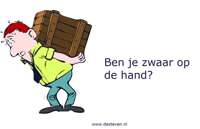 Zwaar op de hand