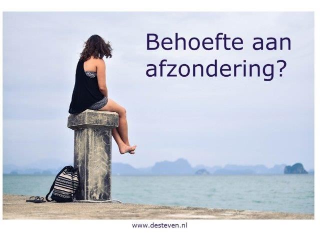 Behoefte aan afzondering