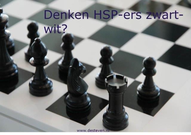 Denken HSP-ers zwart wit?