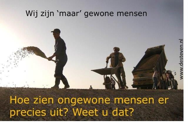 Wij zijn maar gewone mensen