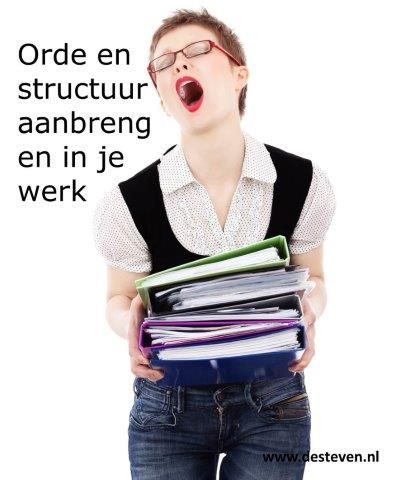 Orde en structuur aanbrengen in je werk