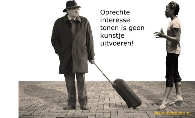 Oprechte interesse tonen