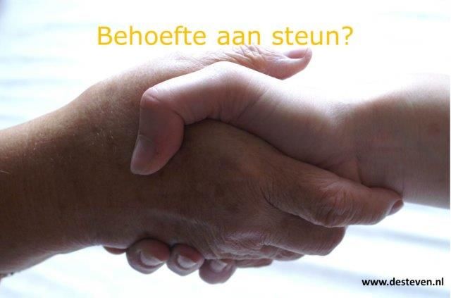 Behoefte aan steun