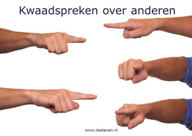 Kwaadsprekerij, achterklap en laster