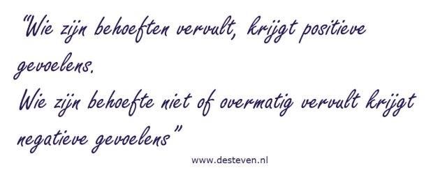 Persoonlijke behoeften: vervullen