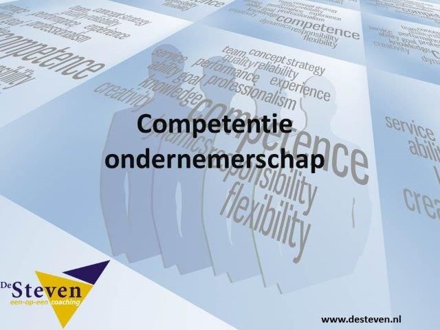 ondernemerschap competentie