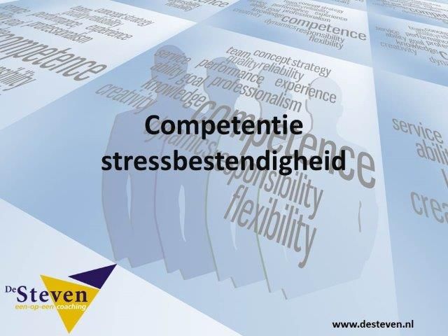 stressbestendigheid competentie