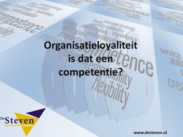 Organisatieloyaliteit competentie