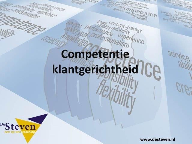 klantgerichtheid competentie