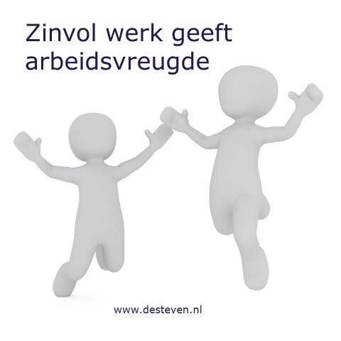 Zinvol werk geeft arbeidsvreugde