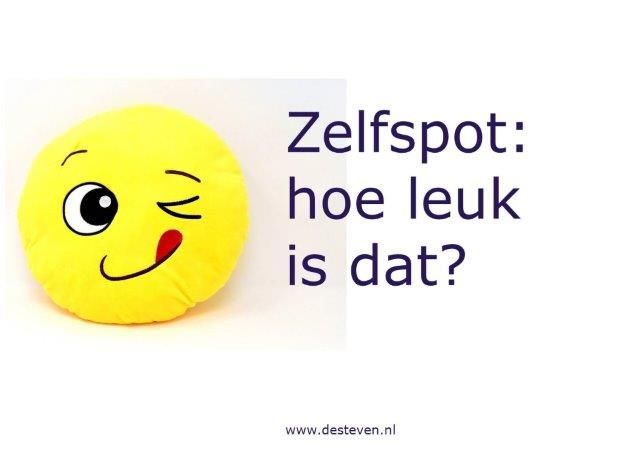 Zelfspot en zelfironie