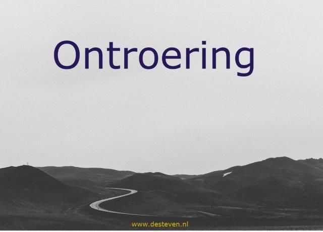 Ontroering of ontroerd