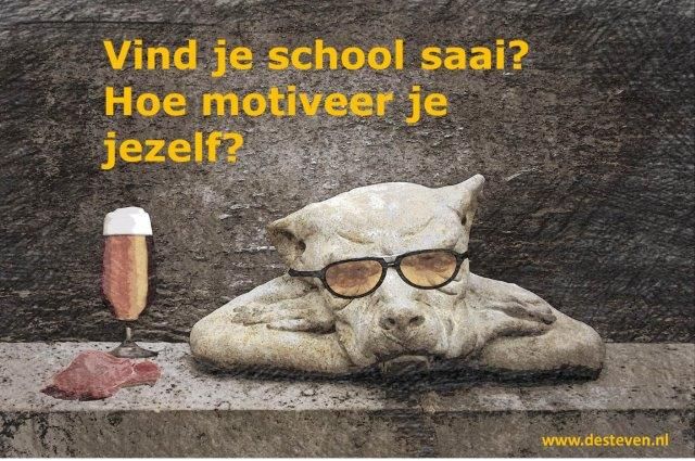 School saai: hoe motiveer je jezelf?