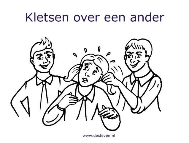 Kletsen over een ander