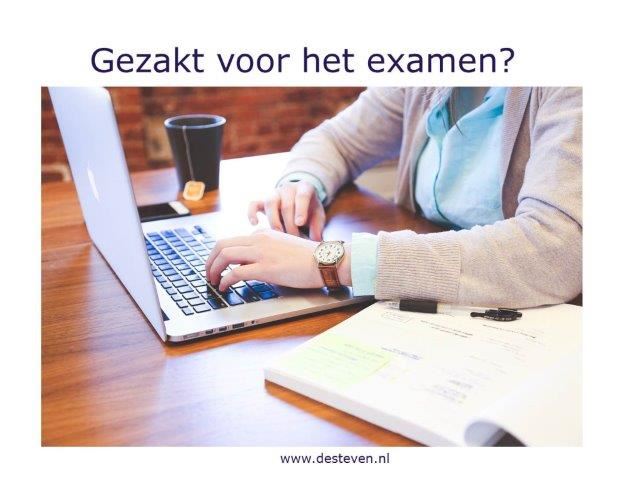 Gezakt voor het examen?