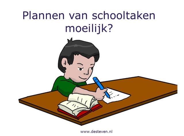 Plannen schooltaken en huiswerk