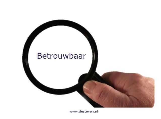 Betrouwbaar of betrouwbaarheid