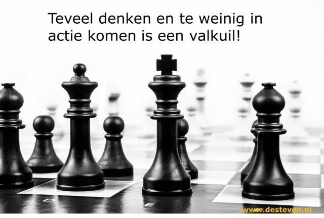 Teveel denken en te weinig doen