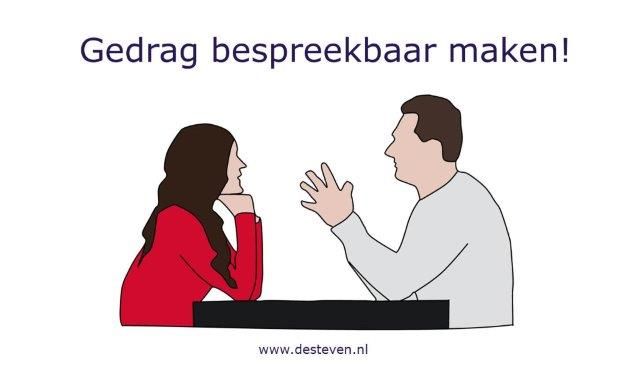 Gedrag bespreekbaar maken: aanspreken op ongewenst gedrag