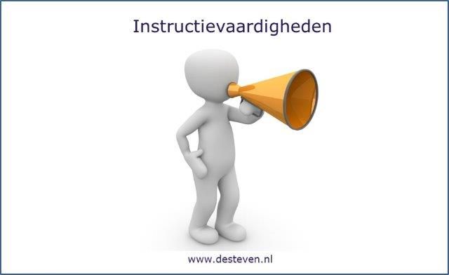 Instructievaardigheden: instructie geven en instrueren