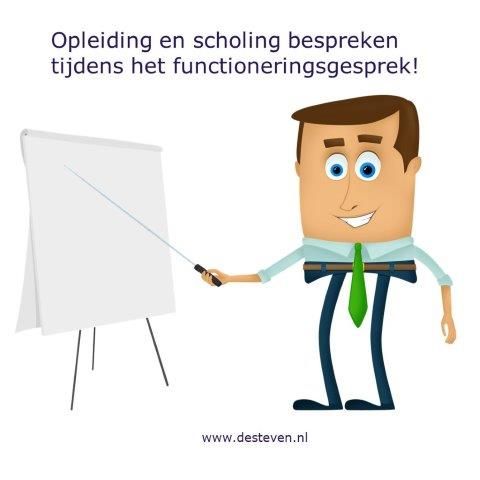 Opleiding en scholing bespreekbaar maken tijdens het functioneringsgesprek