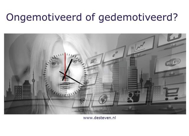 Ongemotiveerde of gedemotiveerde medewerkers