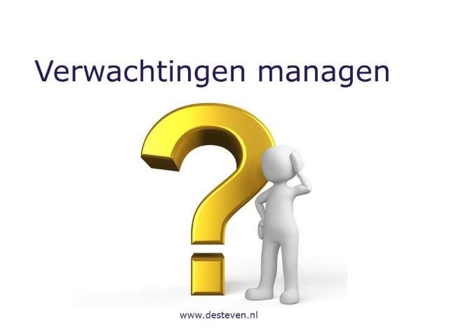 Verwachtingen managen