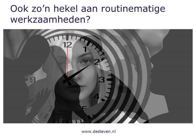 Routinematige werkzaamheden of taken