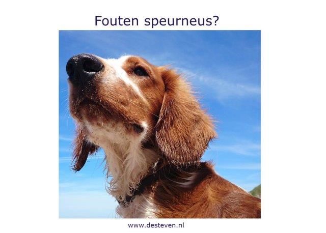 Fouten speurneus