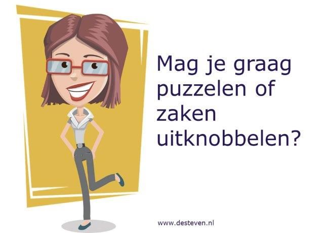 Puzzelen of uitknobbelen: doe je dat graag?