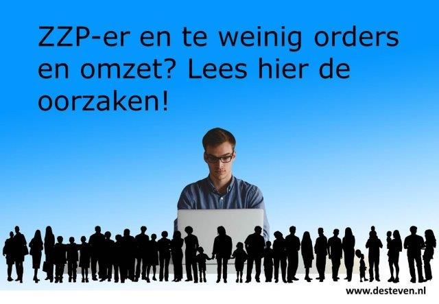 Onvoldoende omzet en orders voor ZZP-ers