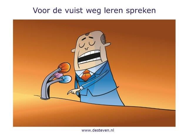 Voor de vuist weg leren spreken