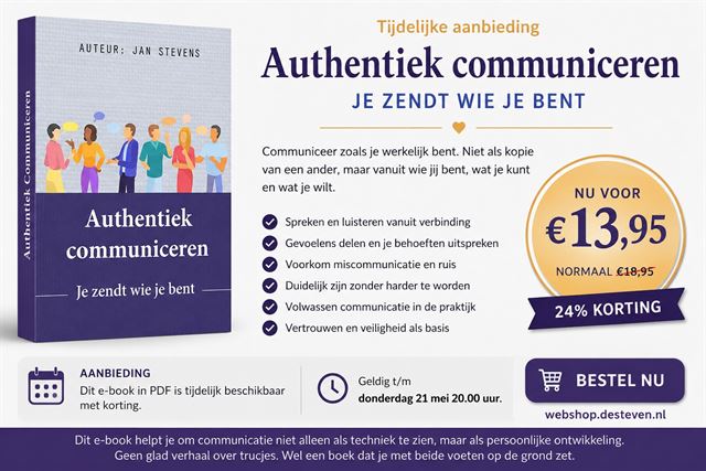 Aanbieding authentiek communiceren