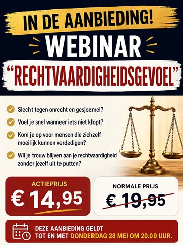 Webinar rechtvaardigheidsgevoel