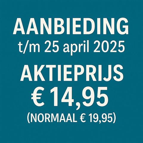 Aanbieding actieprijs  14,95