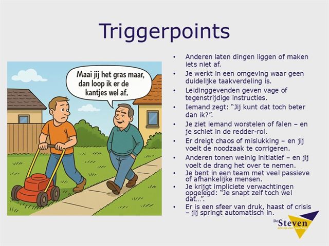 Triggerpoints over-verantwoordelijkheid