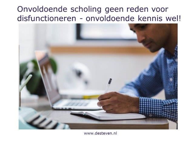 Onvoldoende scholing