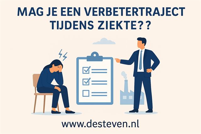verbetertraject tijdens ziekte of burn-out