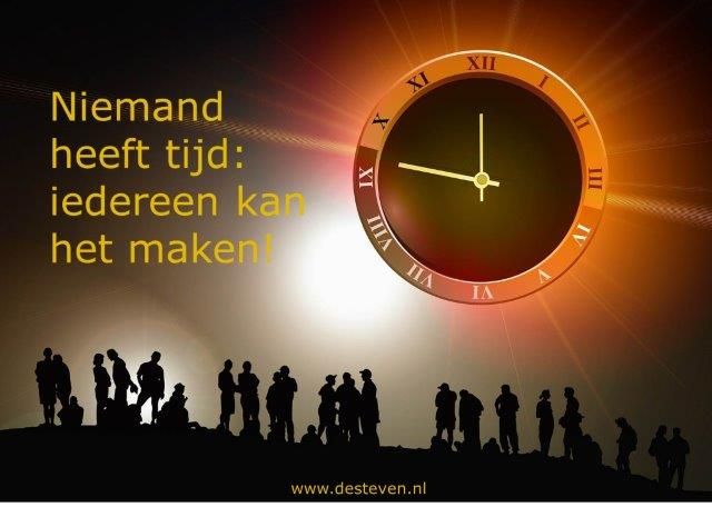 Timemanagement leerdoelen voor de training of cursus