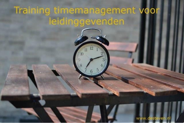 Training time management voor leidinggevenden